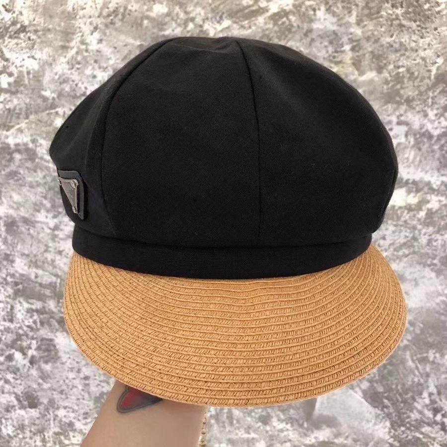 普拉达 prada 休闲拼接鸭舌帽