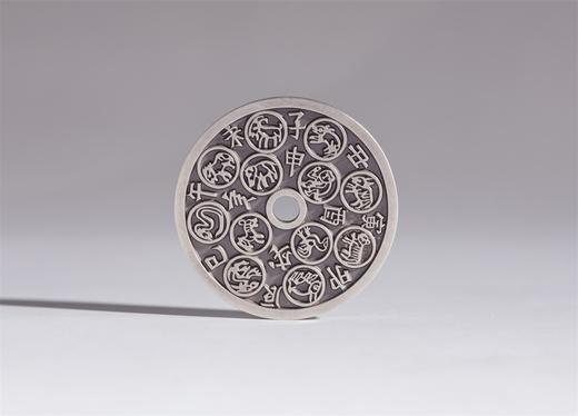 矩德泉坊 纯银手作 本命星官背十二生肖 吉祥钱 456 商品图1