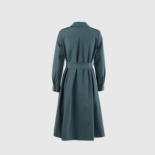 领袖撞色风琴包系带风衣 商品图3