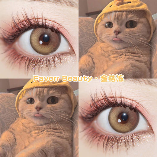 【年抛】金桔冻 favorrbeauty  | 中直径14.2，着色13.5 | 混血美瞳 cosplay美瞳 商品图14