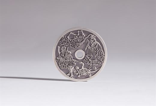 矩德泉坊 纯银手作 本命星官背十二生肖 吉祥钱 456 商品图0