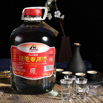 九江双蒸白酒 浸泡专用酒米酒粮食酒高度白酒 53度5.1L 商品图2