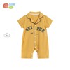 贝贝怡夏季新品男女宝短袖前开扣连体衣可爱时尚宝宝外出服222L548 商品缩略图0