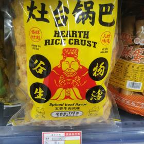 尝开怀灶台锅巴五香牛肉味208克