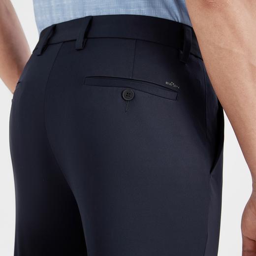 【特价】【高弹针织】柒牌休闲裤男士夏季新款商务通勤修身直筒男裤子	122H70620 商品图3