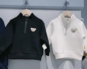 6Fsteiff半拉链立领卫衣