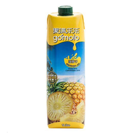 果满乐乐菠萝汁1L/盒 商品图0