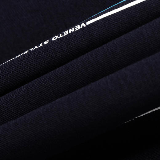 GOOD LUCK/德鲨弹力棉质舒适竖条纹短袖T恤FY13013-830 商品图5