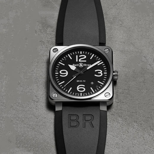 Bell & Ross 柏莱士 INSTRUMENTS系列 BR0392-BLC-ST 腕表 商品图2