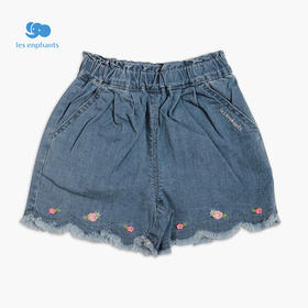 丽婴房-童衣类（春）F2短裤R_中蓝\湖蓝