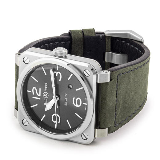 Bell & Ross 柏莱士 INSTRUMENTS系列 BR0392-GC3-ST/SCA 腕表 商品图2
