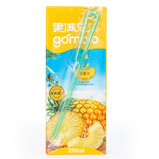 果满乐乐菠萝汁250ml/盒 商品图1
