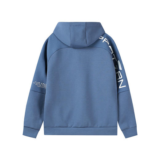 361度运动卫衣男士2022春学生连帽开襟卫衣休闲上衣外套552219020a 商品图1