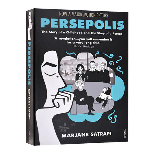 我在伊朗长大 英文原版 Persepolis 英版 波斯波利斯 玛赞莎塔碧 黑白漫画传记电影原著 英文版进口原版英语书籍 商品图0