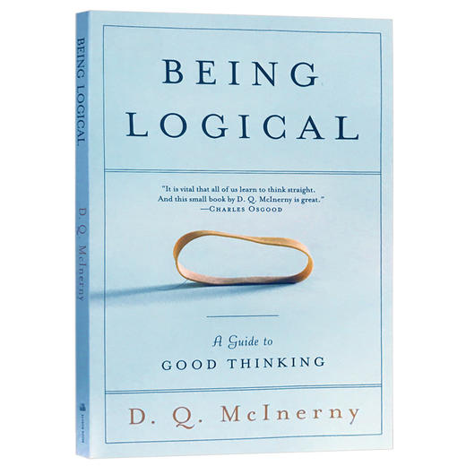 正版 简单的逻辑学 英文原版 Being Logical A Guide to Good Thinking 思维导图指南 哲学书逻辑学科普入门书籍 商品图1