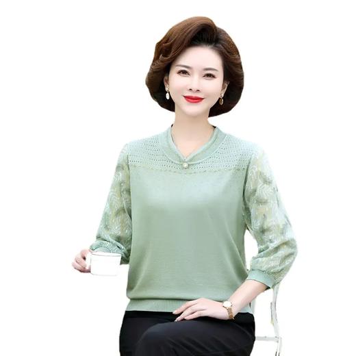 QYY-ly228新款时尚优雅气质V领七分袖针织衫 商品图7