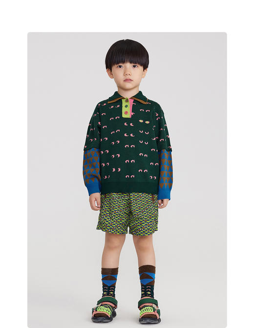 江南布衣婴童  22年 春季新品毛衫   1M1332130 商品图4