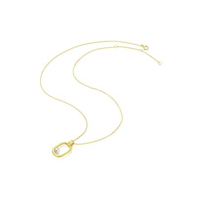 周大福至真系列18K黄金黄珍珠项链T78387 商品图2