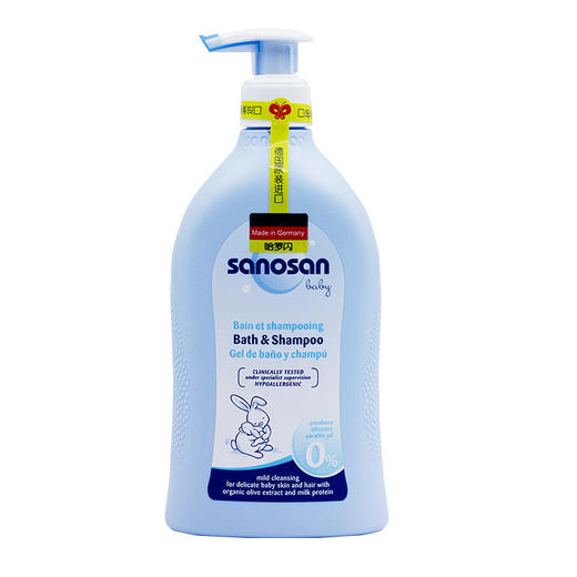 哈罗闪婴儿净护二合一洗发沐浴露500ml 商品图1