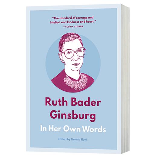 鲁思金斯伯格 用他自己的话来说 英文原版人物传记 Ruth Bader Ginsburg In Her Own Words 英文版进口原版英语书籍 商品图1