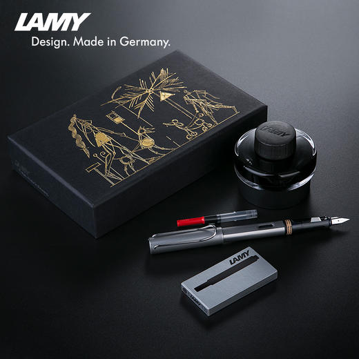 LAMY/凌美钢笔礼盒 狩猎者 恒星墨水笔邂逅礼盒装含墨水男士商务办公签字笔套装 商品图4