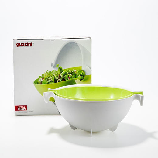 【6F】利快 双层果蔬沥水篮储物筐意大利进口洗菜器水果蔬菜清洗篮 果蔬沥水篮 灰色 商品图9