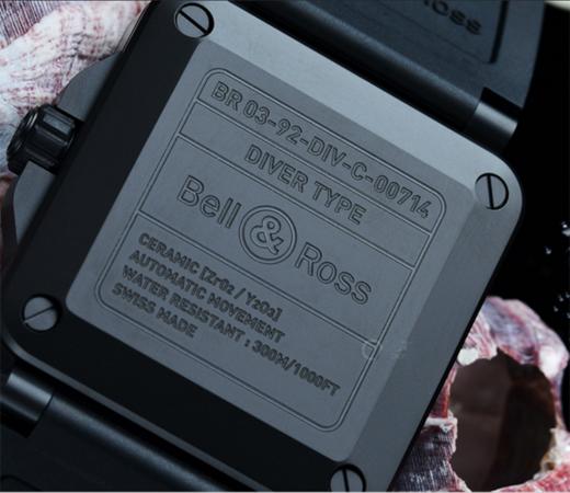 Bell & Ross 柏莱士 INSTRUMENTS 系列 BR0392-D-BL-CE/SRB 腕表 商品图4