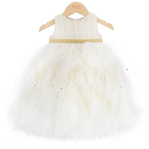 PureShare蓬纱馆宝贝周岁礼服女童公主裙-星光宝贝套装小礼服 商品图5