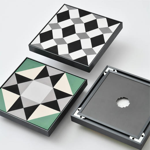 见南花 | 水泥花砖装饰画 客厅沙发卧室背景入户玄关装饰挂画 商品图1