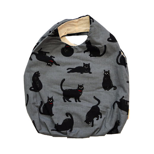 HUJI祤集Avocat手提包插画黑猫 商品图2