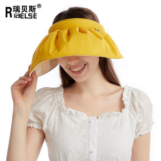 【环绕式全脸防晒 灵活两用】蕉下同款贝壳防晒帽女防紫外线夏季遮脸沙滩遮阳帽骑车空顶帽太阳帽子 商品图1