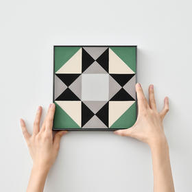 见南花 | 水泥花砖装饰画 客厅沙发卧室背景入户玄关装饰挂画