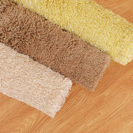 【6F】利快 强力吸水防滑地垫日本进口垫子家用浴室垫厨房脚垫门垫 长毛浴室地垫 45*65 绿色 商品图1