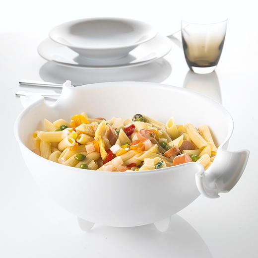 【6F】利快 双层果蔬沥水篮储物筐意大利进口洗菜器水果蔬菜清洗篮 果蔬沥水篮 灰色 商品图3