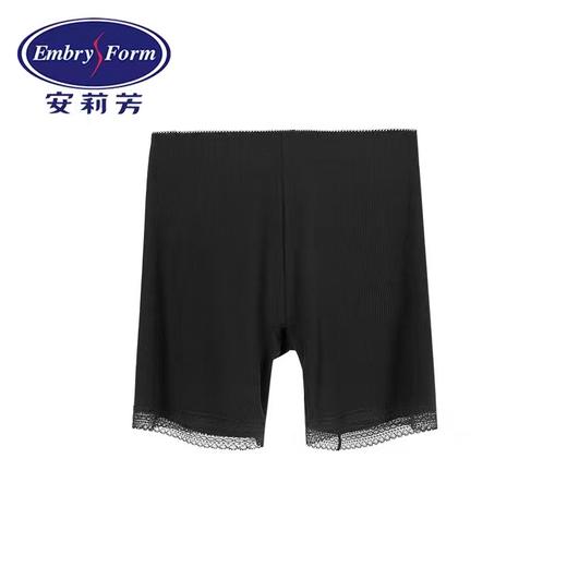 安莉芳薄款莫代尔防走光蕾丝边打底安全裤女士高腰平角裤ED00175 商品图1