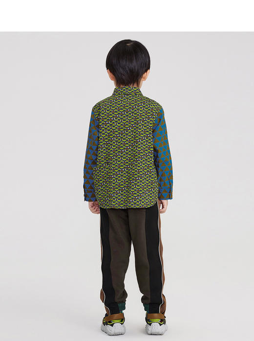 江南布衣婴童 22年春装新品长袖衬衣  1M1272090 商品图2