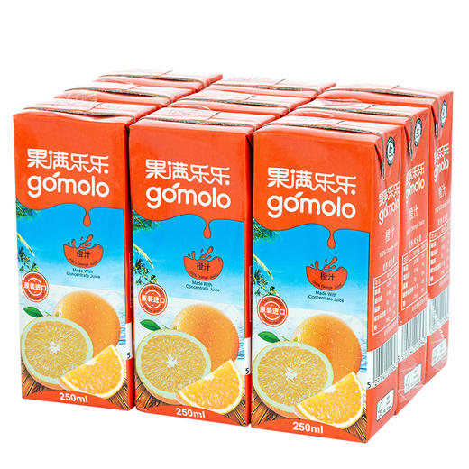 果满乐乐橙汁250ml/盒 商品图5