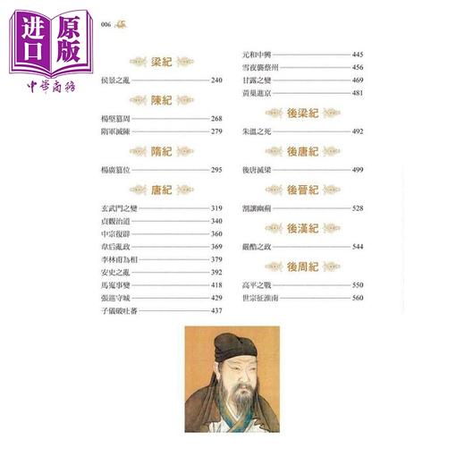 预售 【中商原版】全彩图解 品读资治通鉴 逐句翻译 注释详解 白话赏析 港台原版 司马光 思履 新文创文化 中国历史  商品图3