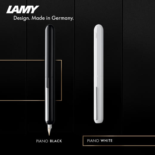 LAMY德国凌美焦点3Dialog系列14K金尖商务墨水笔礼物 黑白双色旋拧系统可伸缩笔夹 商品图4