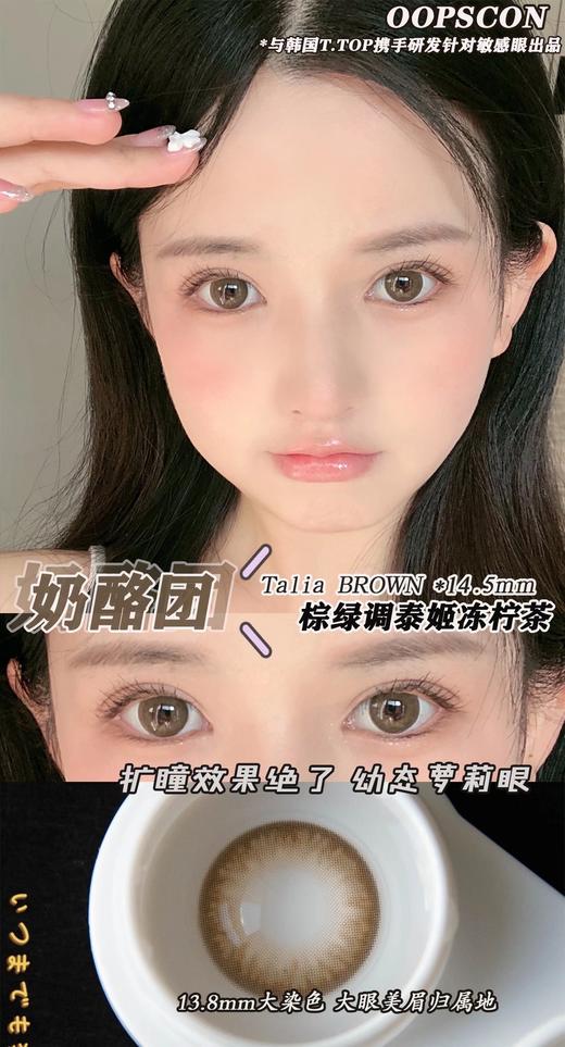 Oopscon Talia系列-Brown P106 奶酪团 商品图5
