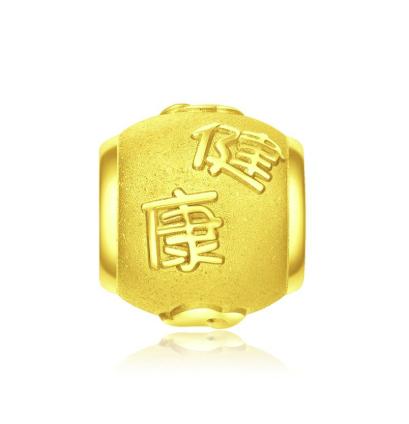 周大福咚咚仔与咕咕喵系列健康足金转运珠R25115 商品图1