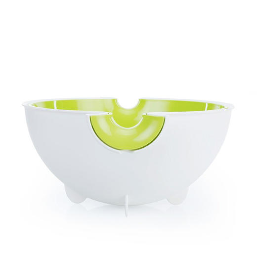 【6F】利快 双层果蔬沥水篮储物筐意大利进口洗菜器水果蔬菜清洗篮 果蔬沥水篮 灰色 商品图7