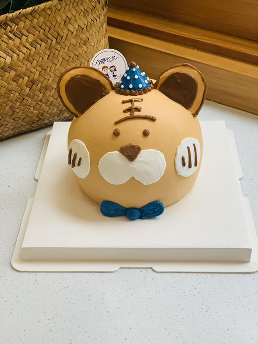 四寸异形老虎奶油蛋糕 下单前请仔细阅读商品详情 商品图0