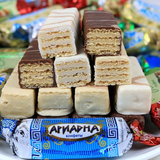 俄罗斯酸奶味糖果威化500克 商品图2