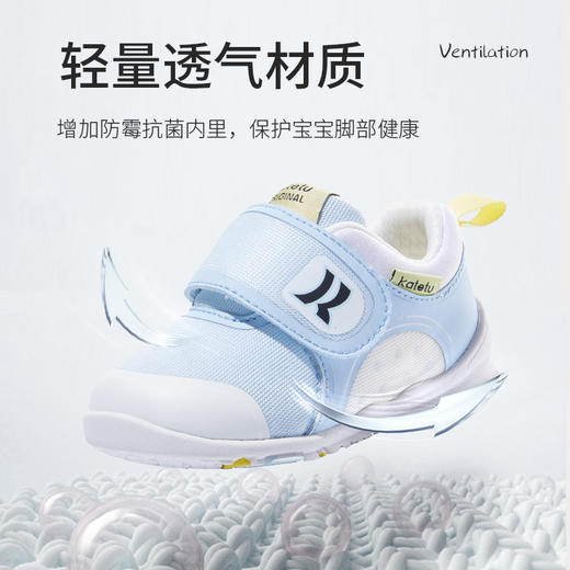 卡特兔男宝宝鞋子女宝宝学步鞋软底婴儿鞋子春儿童鞋子防滑机能鞋 商品图1