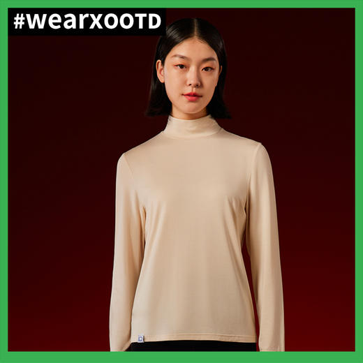 【49.9元2件！】完型优可丝小高领打底衫女士 商品图0