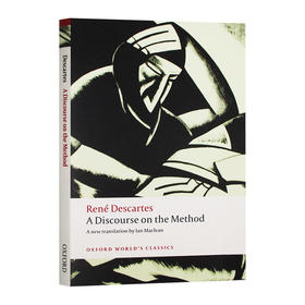 笛卡尔 谈谈方法 牛津世界经典系列 英文原版 A Discourse on the Method 哲学理论 英文版进口原版英语书籍