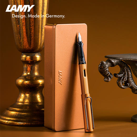 LAMY/凌美钢笔恒星系列赤铜橙钢笔礼盒套装 商品图4
