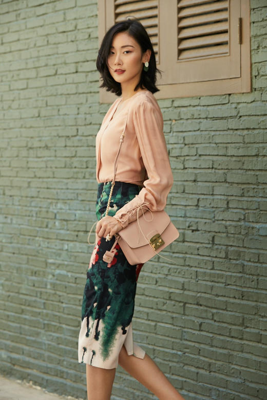 J5280145  “诗情画意” 东方韵味中国风 典雅 高级 女人味颈袖添香 商品图7