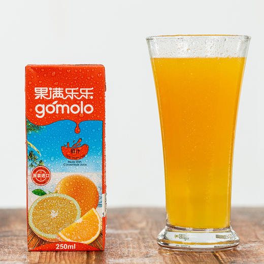 果满乐乐橙汁250ml/盒 商品图4